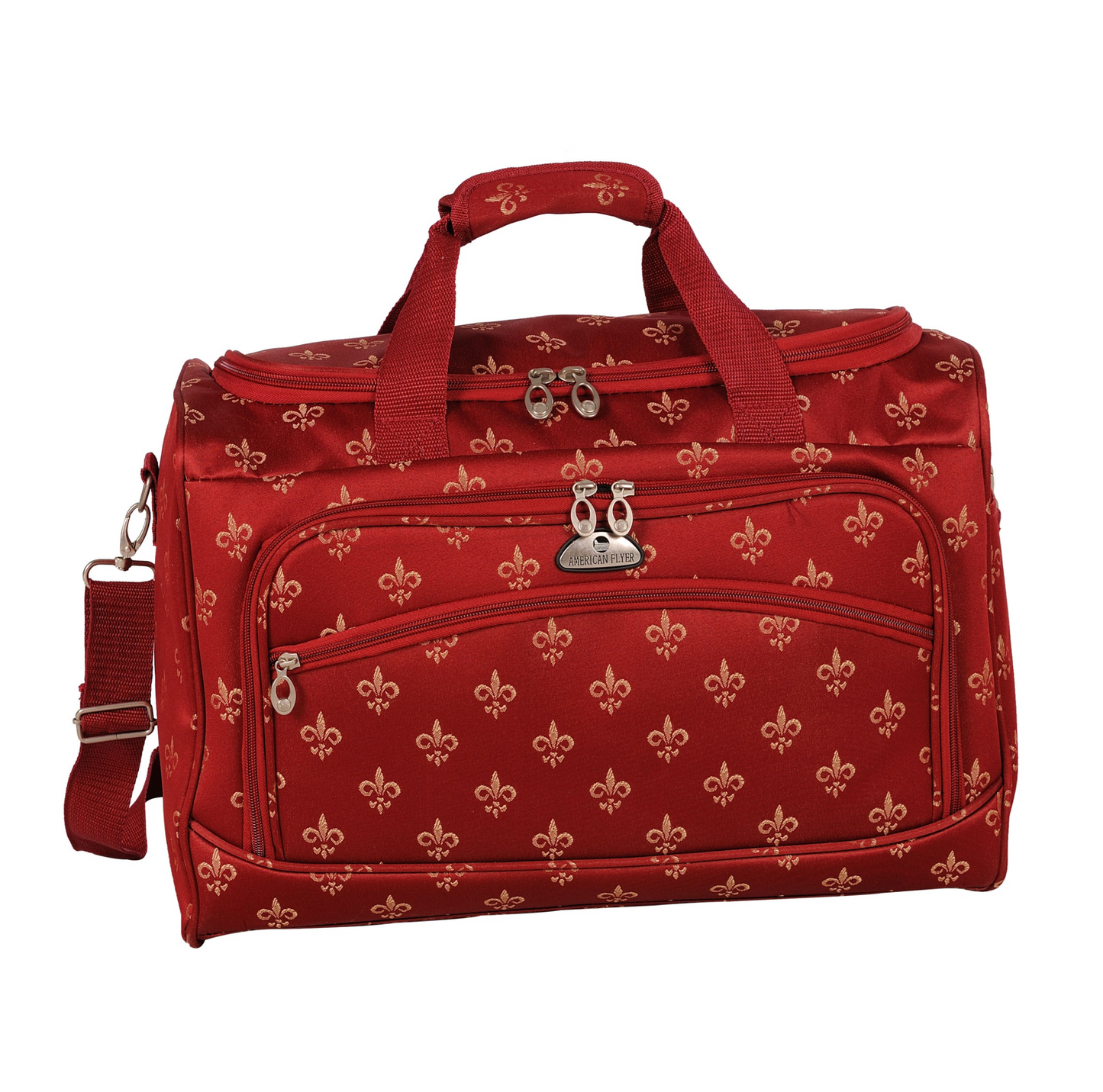 American Flyer Fleur De Lis Duffel Bag