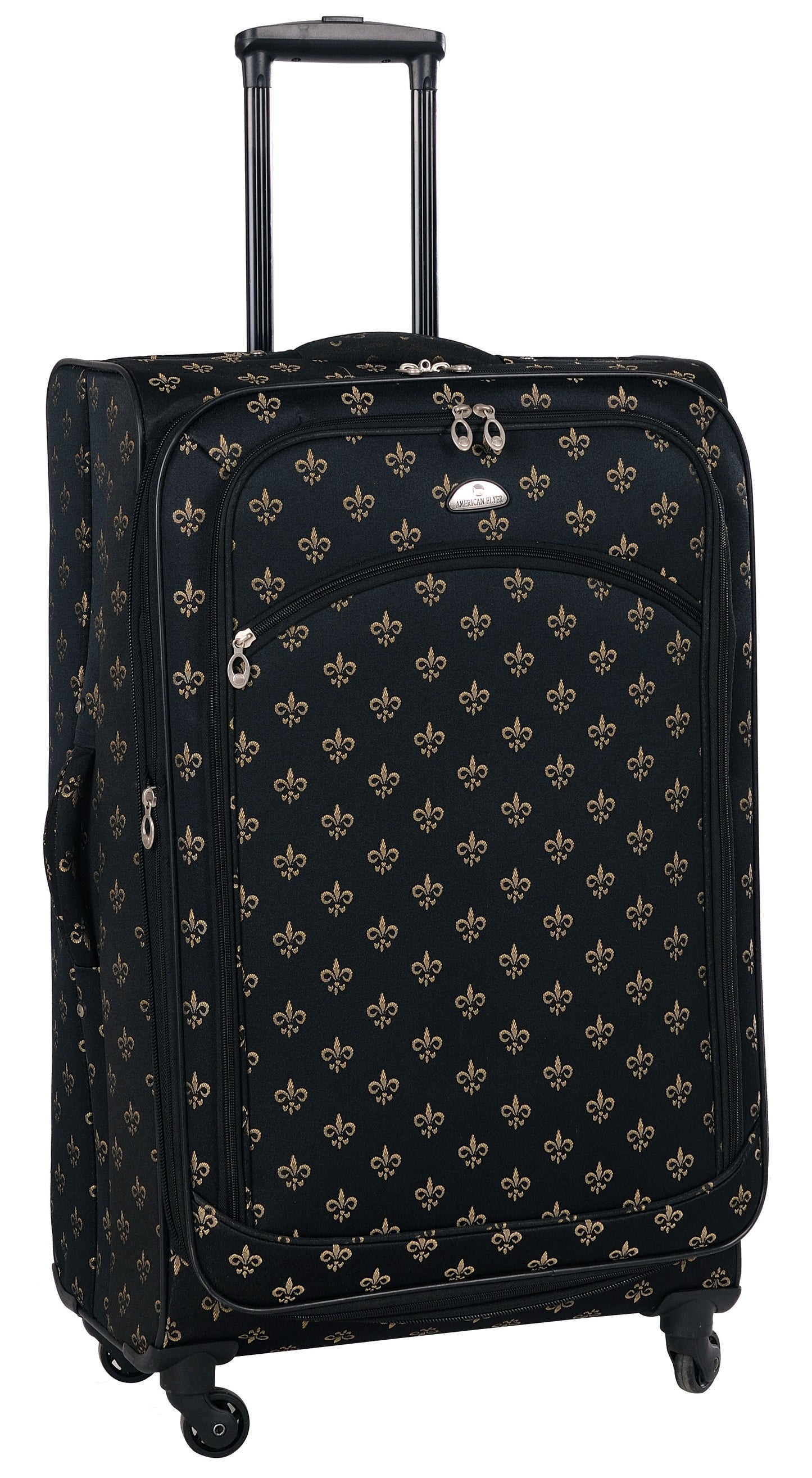 American Flyer Fleur De Lis 25" Spinner Luggage