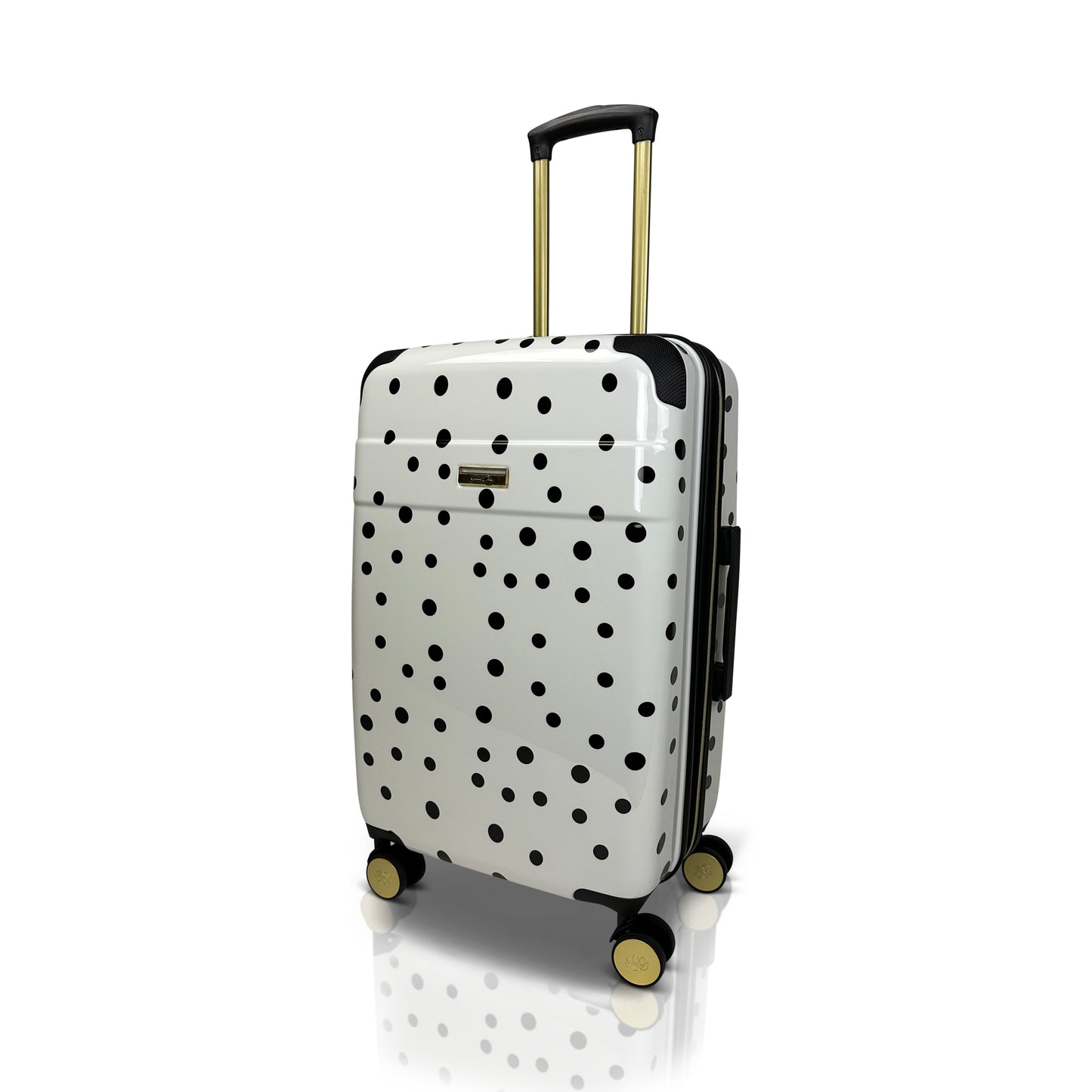 Jenni Chan Polka Dot 25" Hardside Spinner Luggage