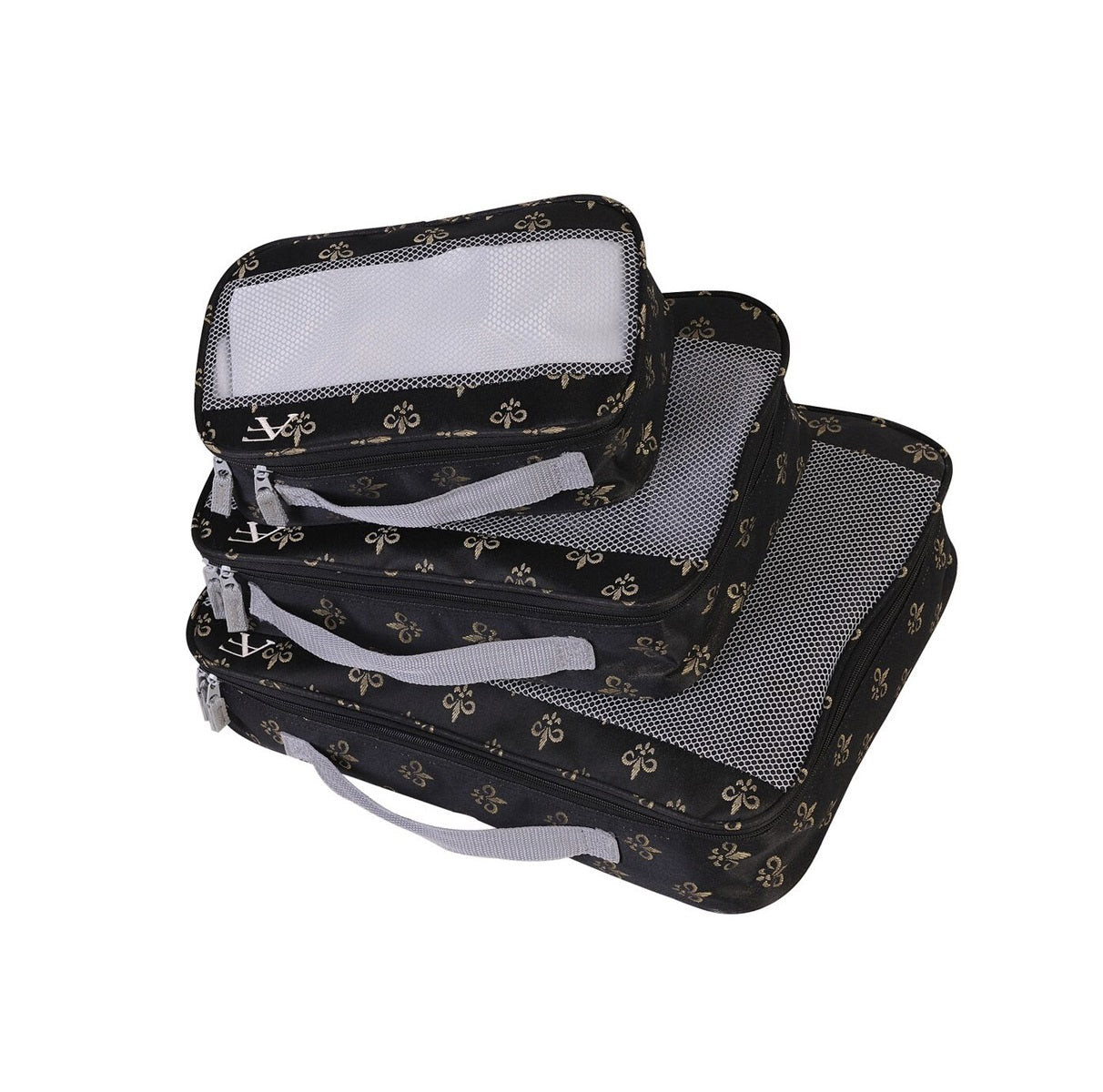 American Flyer Fleur De Lis Packing Cubes - 3-Piece Set