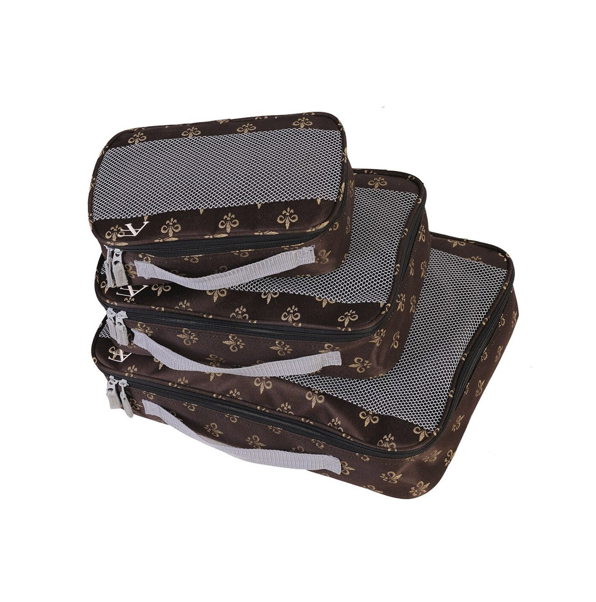 American Flyer Fleur De Lis Packing Cubes - 3-Piece Set