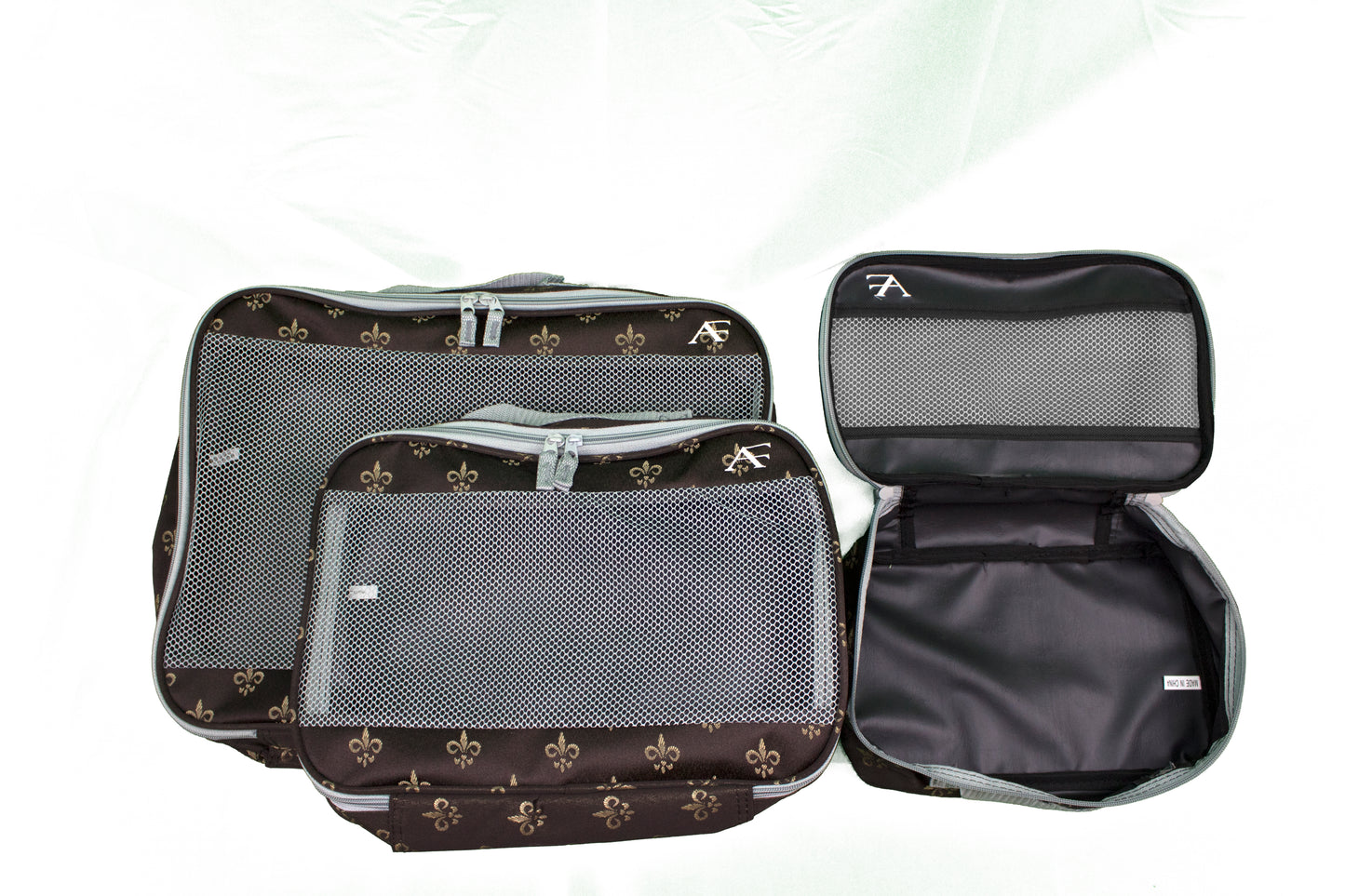 American Flyer Fleur De Lis Packing Cubes - 3-Piece Set