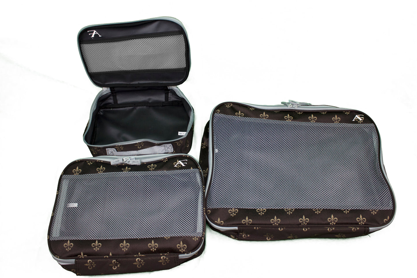 American Flyer Fleur De Lis Packing Cubes - 3-Piece Set