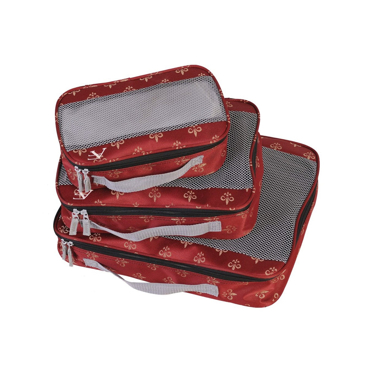 American Flyer Fleur De Lis Packing Cubes - 3-Piece Set