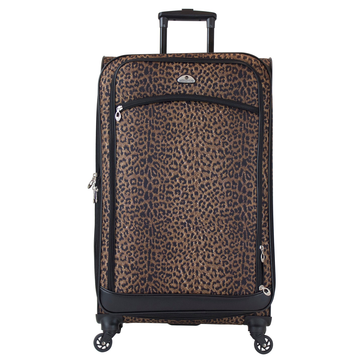 American Flyer Animal Print 5-Piece Spinner Luggage Set