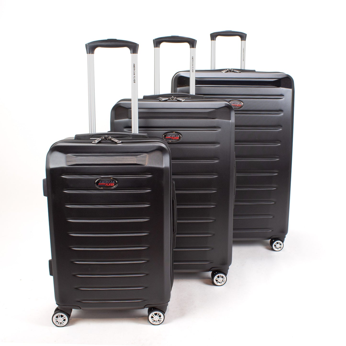 American Flyer Seger 3-Piece Hardside Spinner Luggage Set