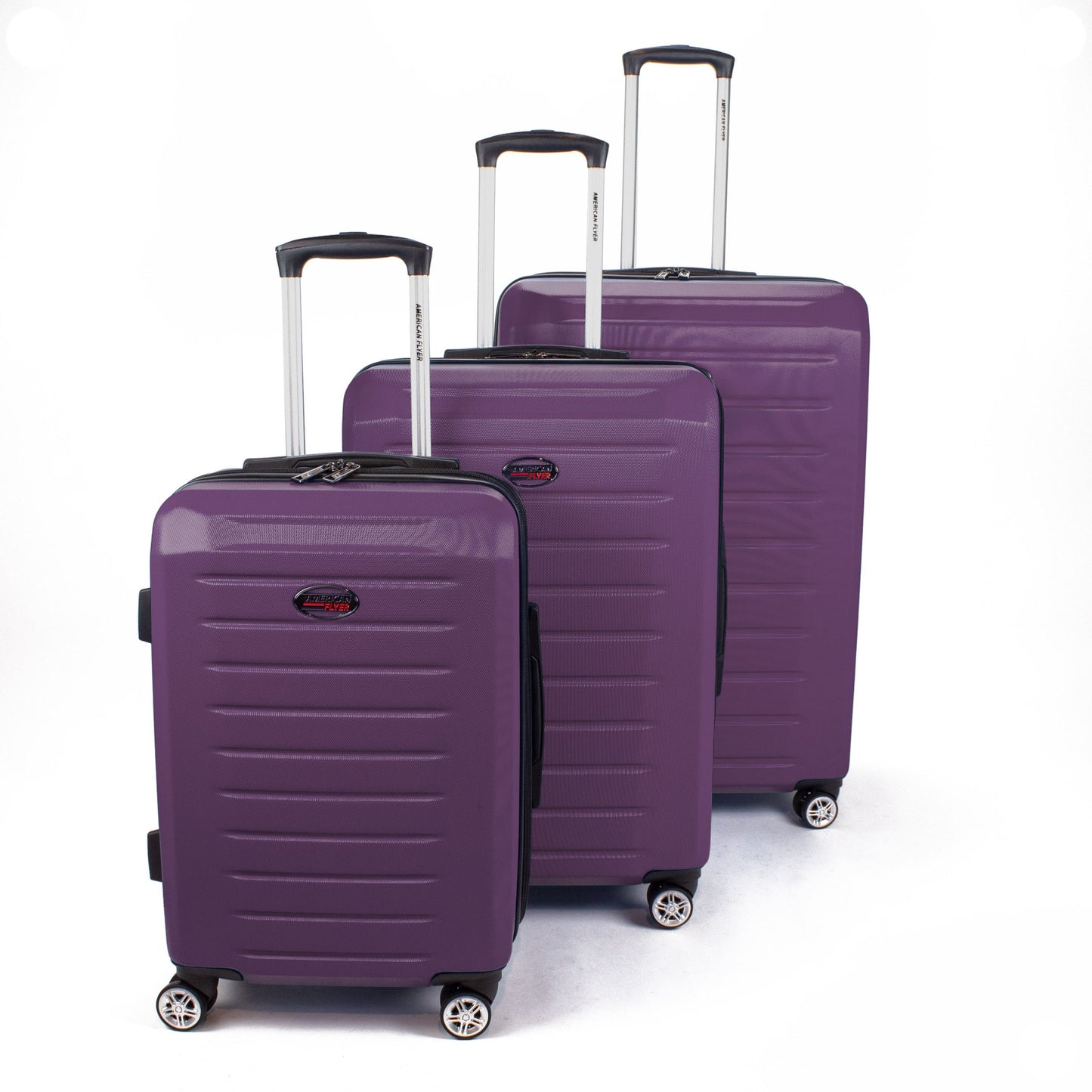 American Flyer Seger 3-Piece Hardside Spinner Luggage Set