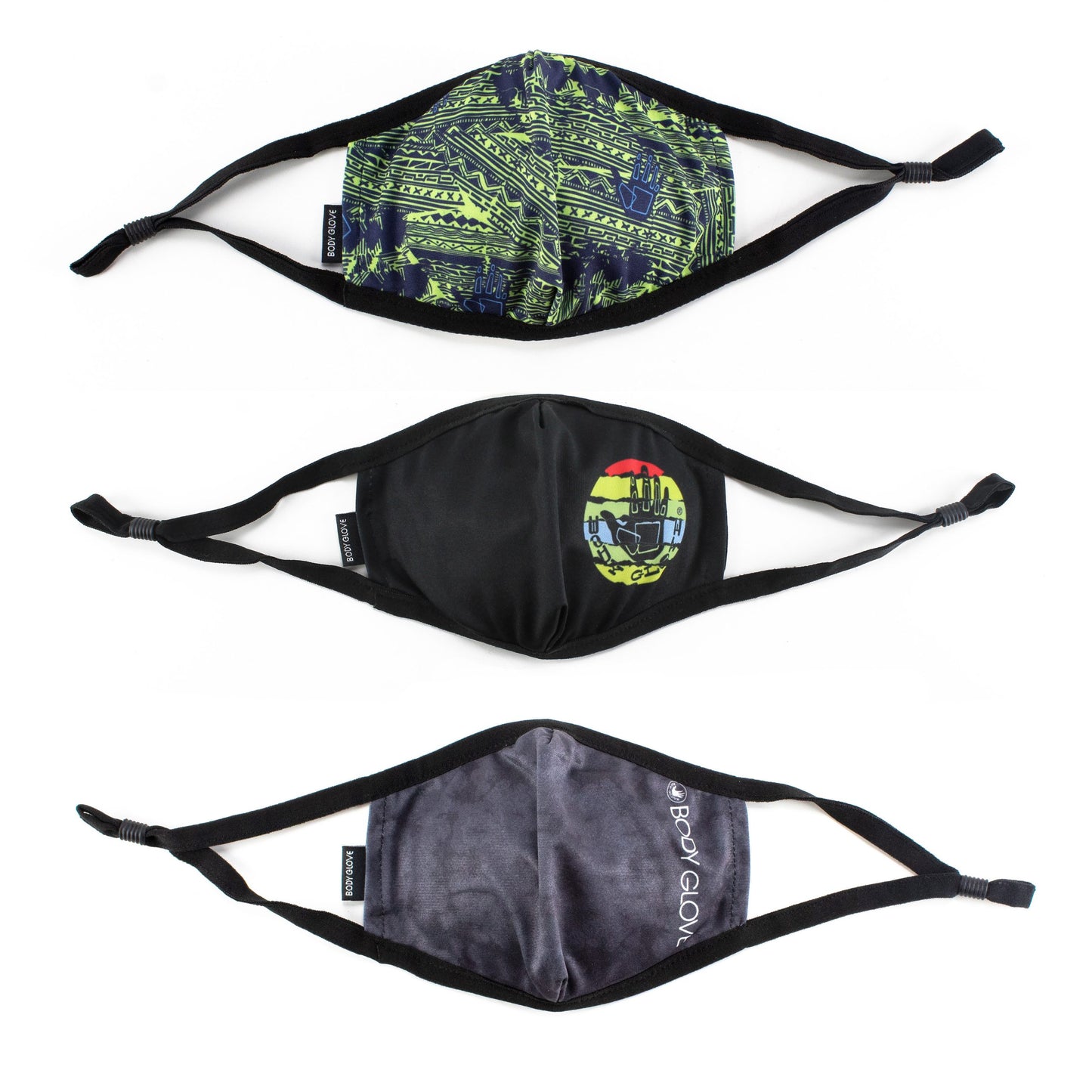 Body Glove 3-Piece Men's Face Mask Set