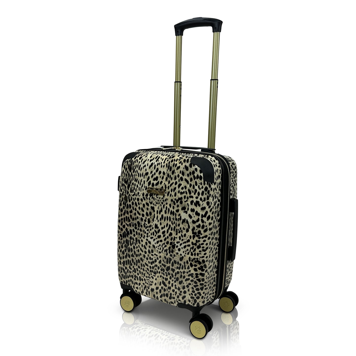 Jenni Chan Leopard 3-Piece Hardside Spinner Set