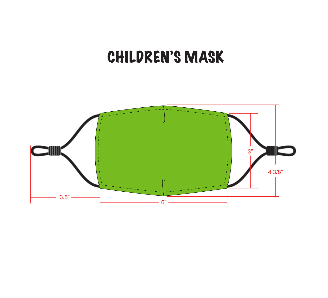 Ed Heck Halloween Children's Face Mask & Travel Pouch