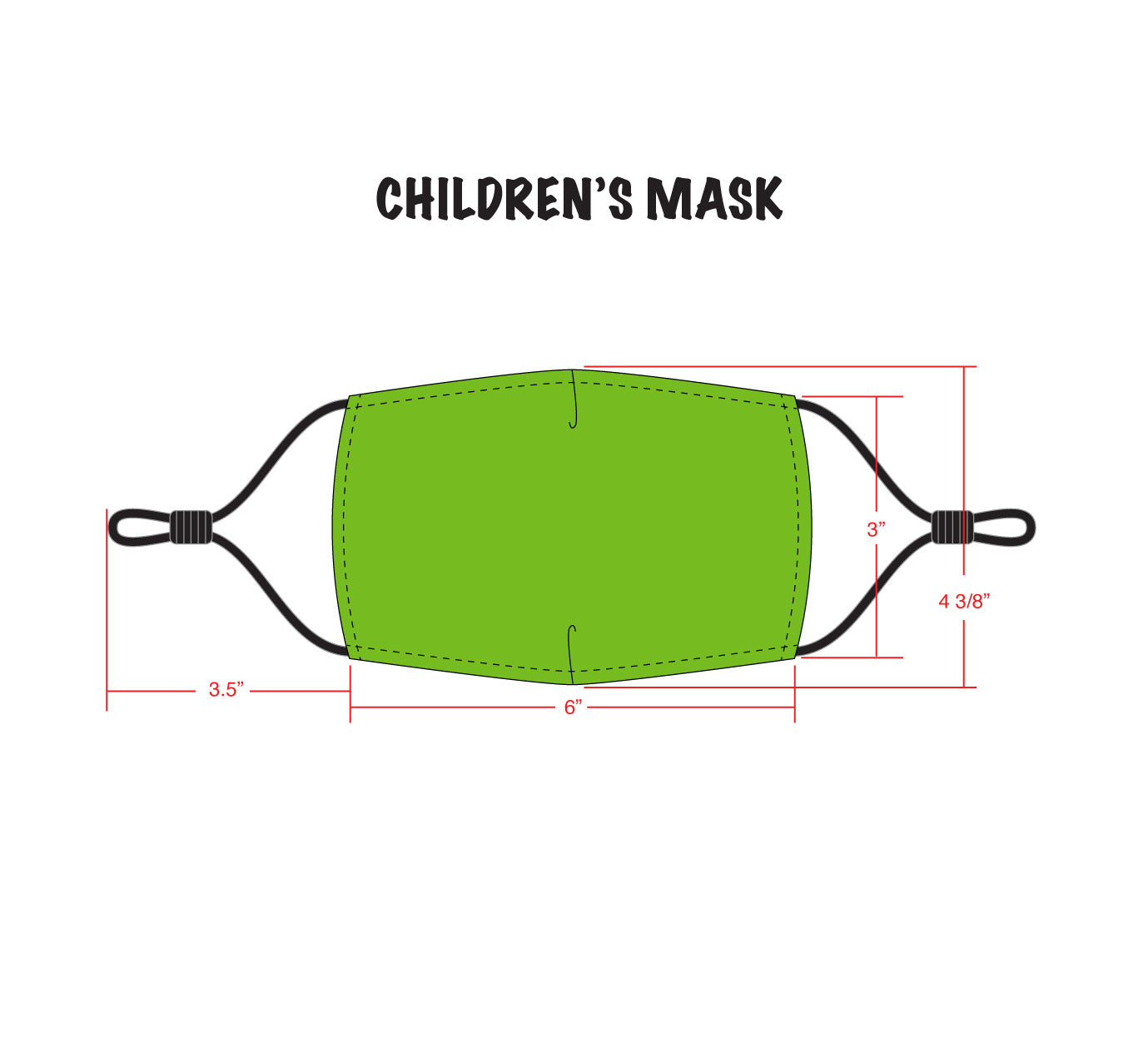 Ed Heck Children's Face Mask & Travel Pouch