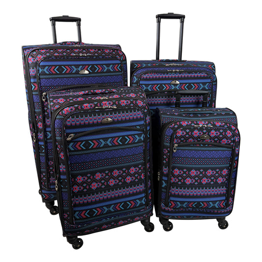 American Flyer Navajo 4-Piece Luggage Set