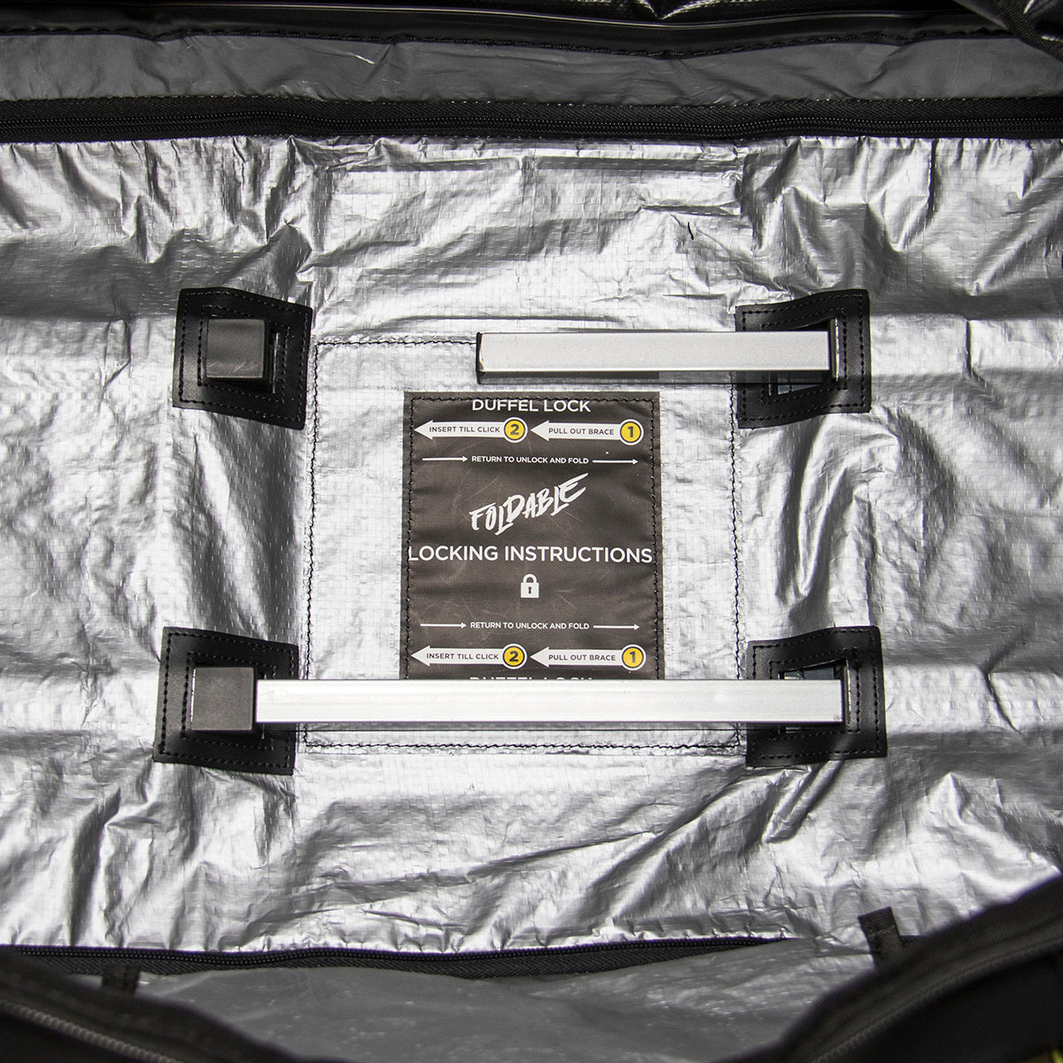 Body Glove Merced Waterproof Folding Hardside Hybrid Rolling Duffel