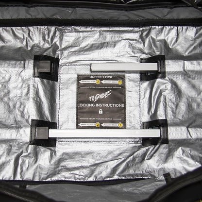 Body Glove Merced Waterproof Folding Hardside Hybrid Rolling Duffel