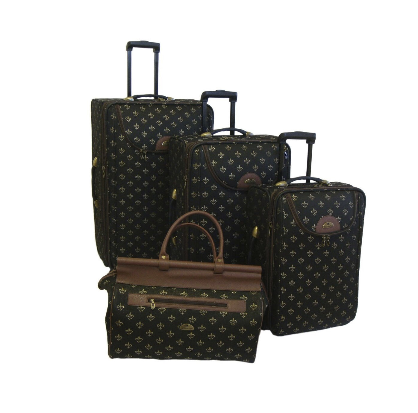 Four piece luggage set on sale