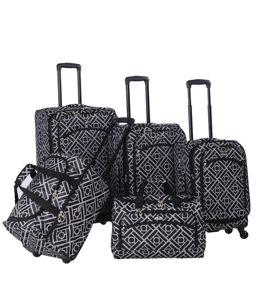 American Flyer Astor 5-Piece Spinner Luggage Set