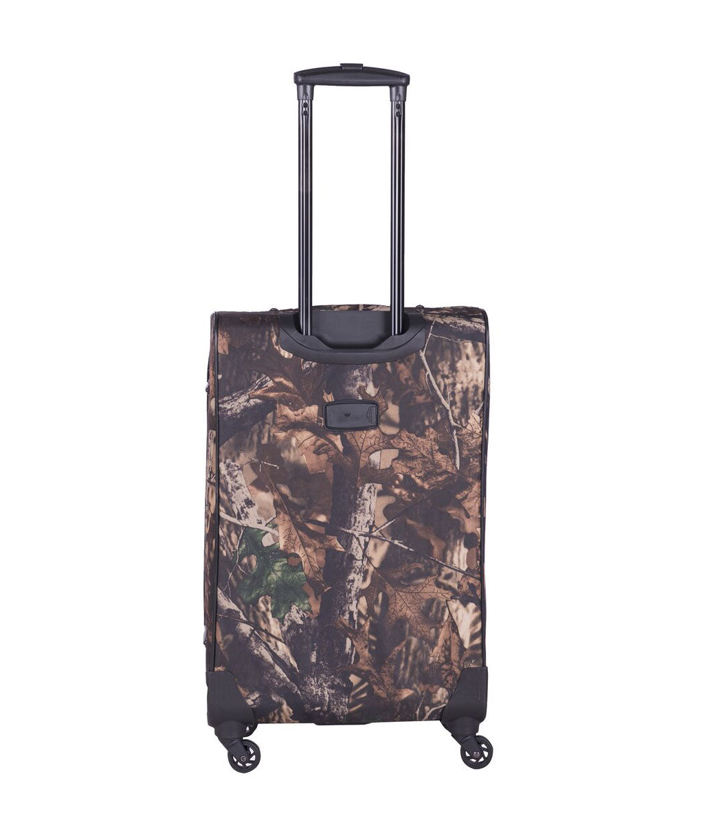 American Flyer 5 Piece Spinner Luggage Set Camo Green