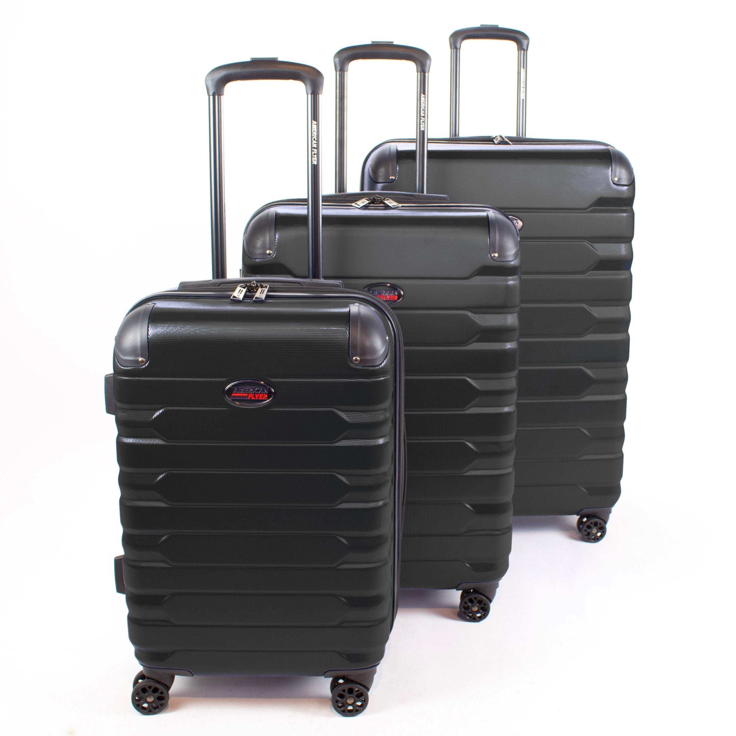 American Flyer Mina 3 Piece Hardside Spinner Luggage Set