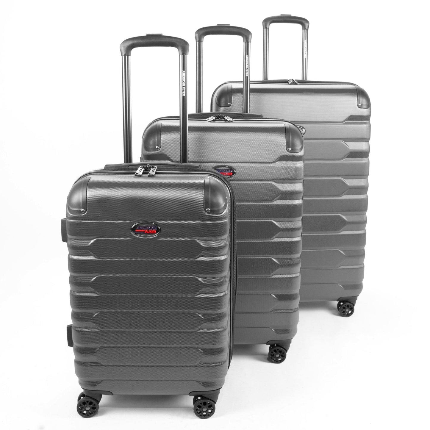 American Flyer Mina 3-Piece Hardside Spinner Luggage Set