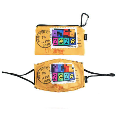 Limited Edition: Ed Heck F2020 Adult Face Mask & Travel Pouch