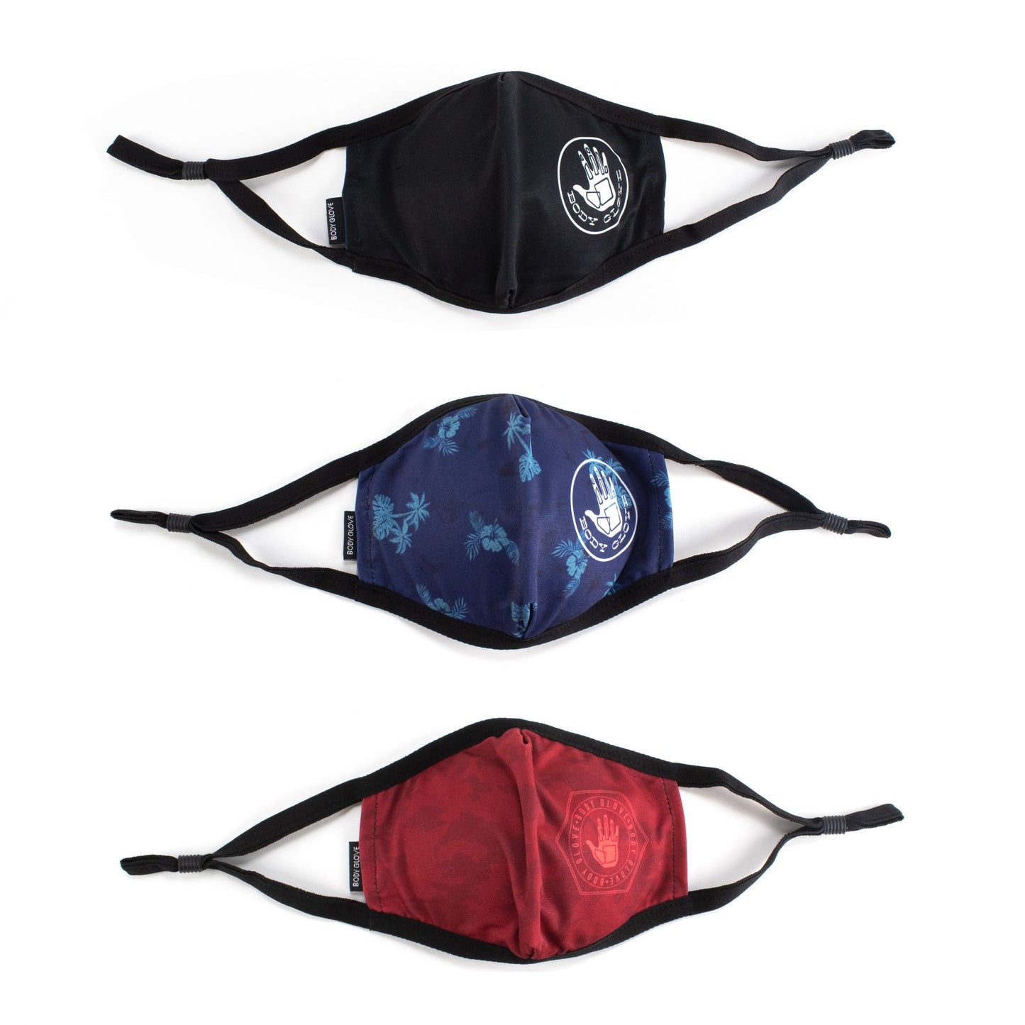 Body Glove 3-Piece Men's Face Mask Set