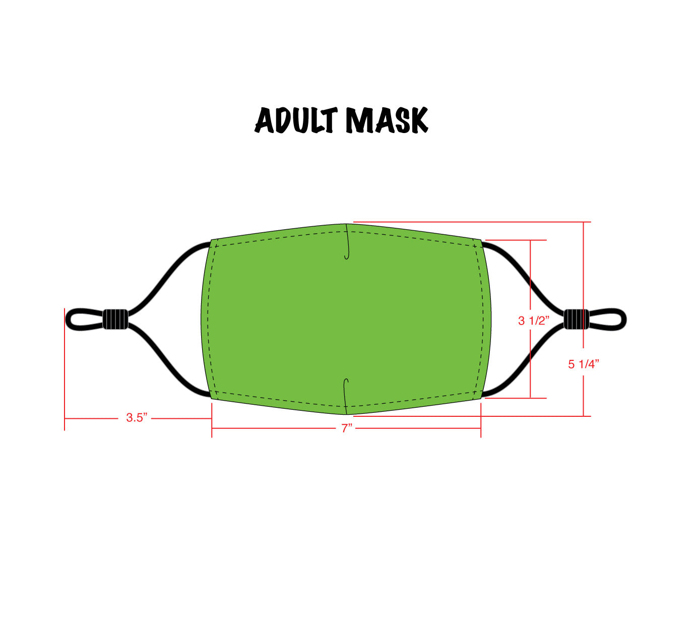 Ed Heck Halloween Adult Face Mask & Travel Pouch