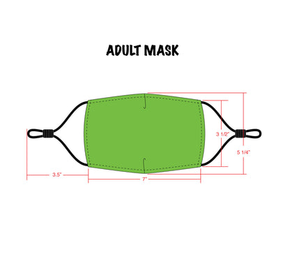 Ed Heck Adult Face Mask & Travel Pouch
