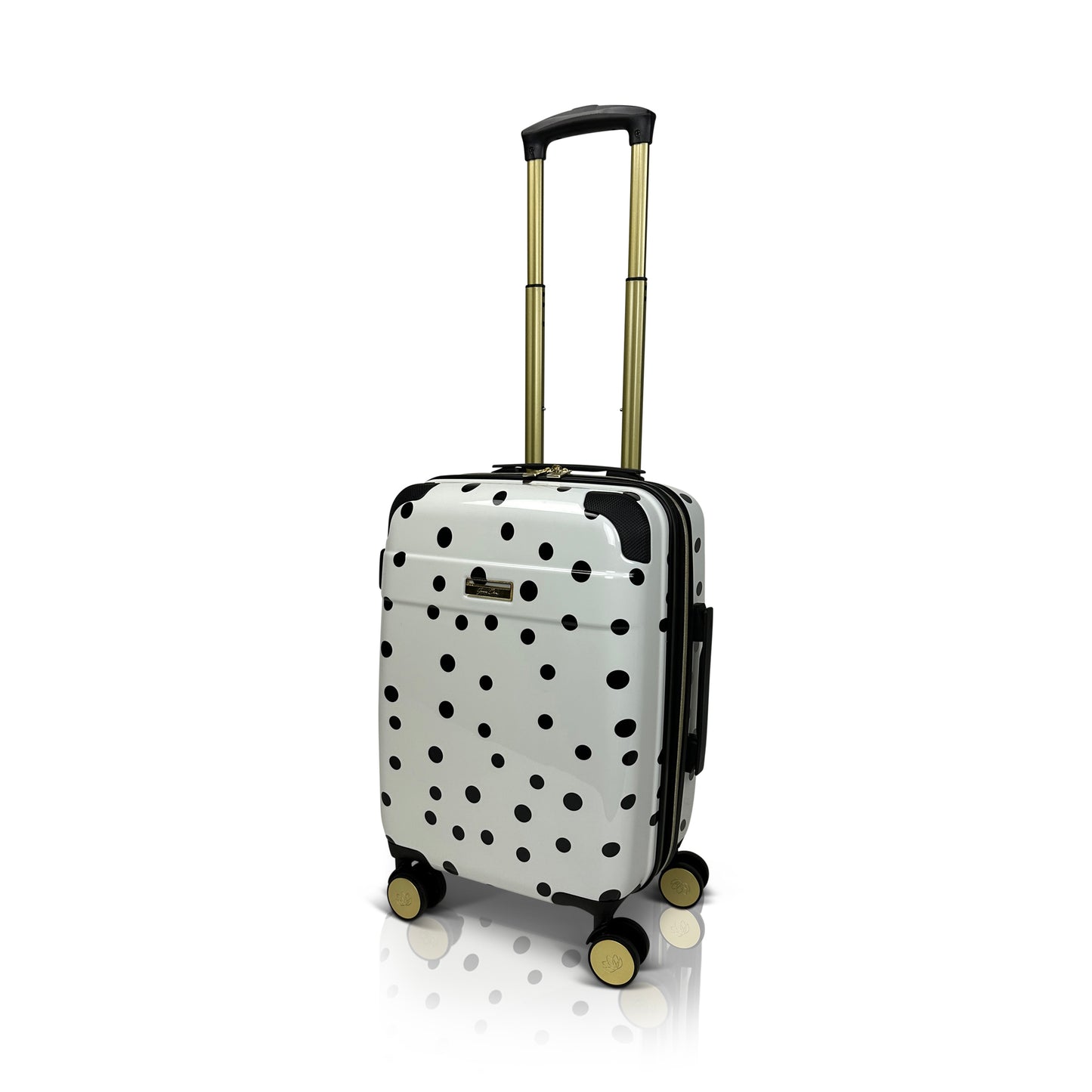 Jenni Chan Polka Dot 3-Piece Hardside Spinner Set