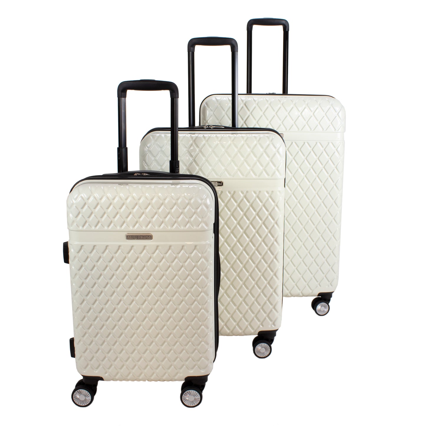 Kathy Ireland Yasmine 3-Piece Hardside Luggage Set