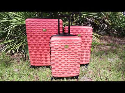 Kathy Ireland Maisy 3-Piece Hardside Luggage Set