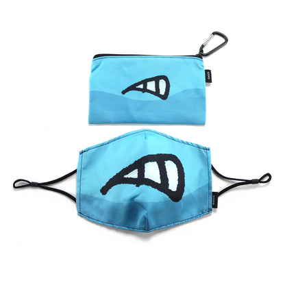 Ed Heck Adult Face Mask & Travel Pouch